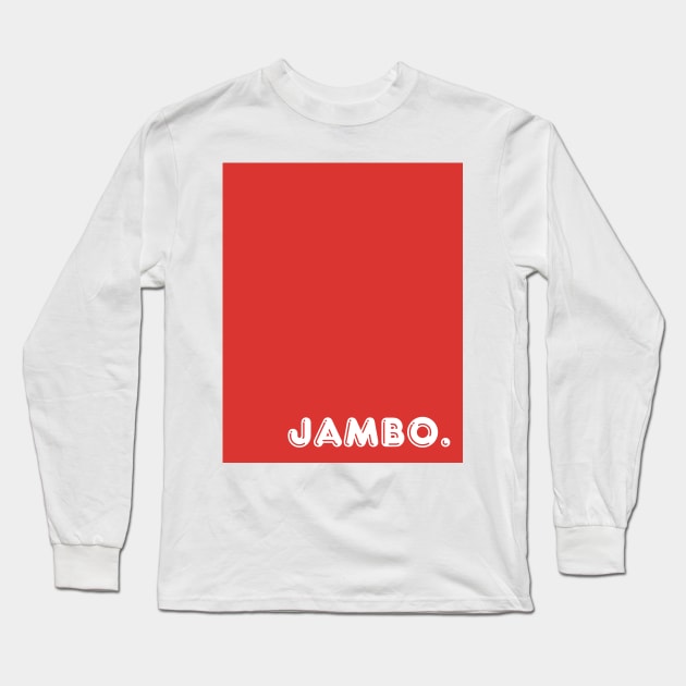 Red Jambo Long Sleeve T-Shirt by April Twenty Fourth